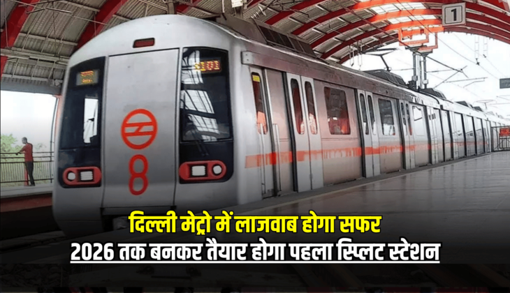 Delhi Metro में लाजवाब होगा सफर, 2026 तक बनकर तैयार होगा पहला स्प्लिट स्टेशन, जानें फायदे