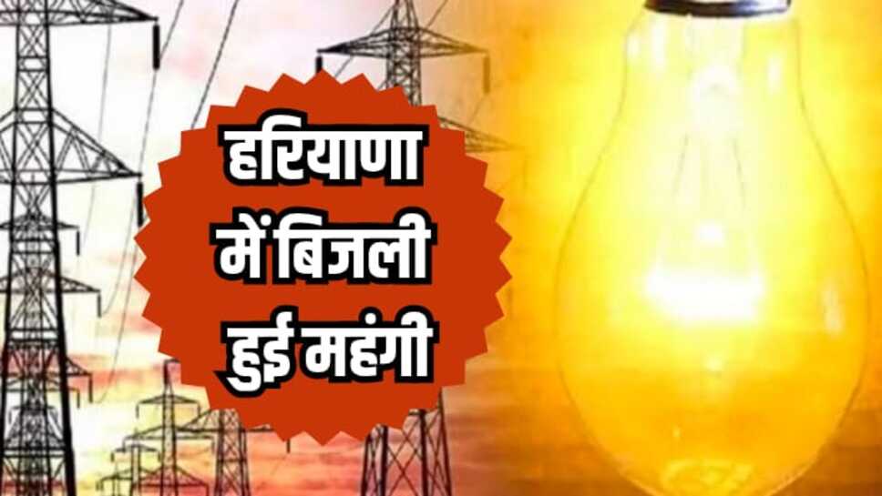 Haryana News: हरियाणा में बिजली में बिजली उपभोक्ताओं को लगा बड़ा झटका, 20 से 40 पैसे प्रति यूनिट महंगी हुई बिजली
