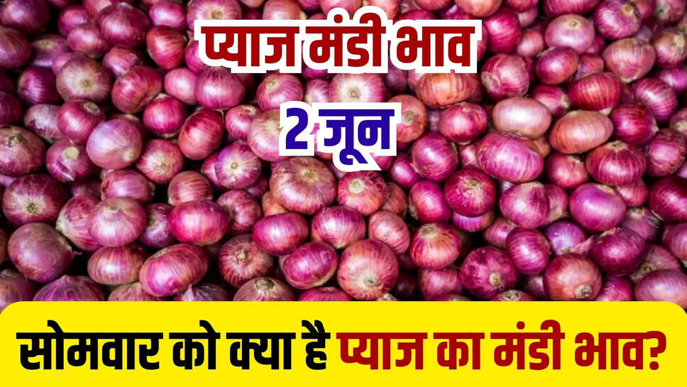 pyaj mandi bhav today 2 june