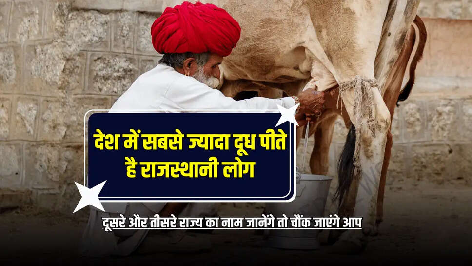 Rajasthan News: देश में सबसे ज्यादा दूध पीते है राजस्थानी लोग, दूसरे और तीसरे राज्य का नाम जानेंगे तो चौंक जाएंगे, चेक करें लिस्ट 