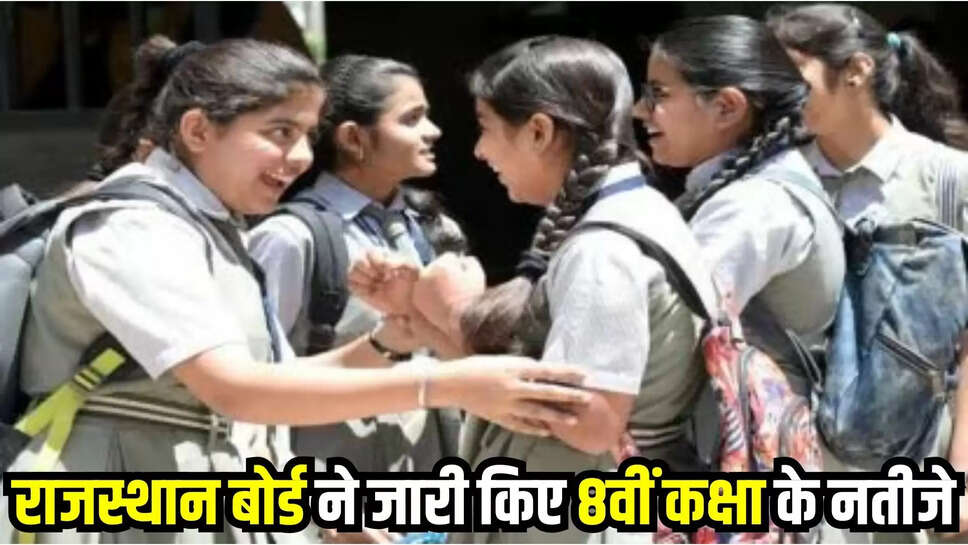 rbse 8th class result 2025
