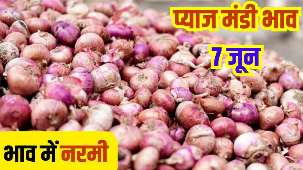 pyaj mandi bhav today 7 june