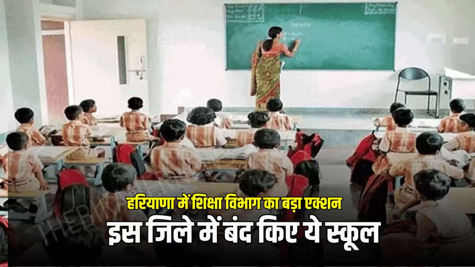 haryana news, haryana goverment , haryana school closed 