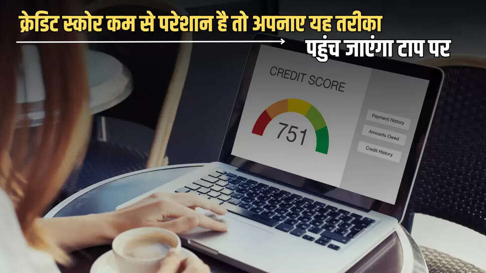 Credit Score : क्रेडिट स्कोर कम से परेशान है तो अपनाए यह तरीका, पहुंच जाएंगा टाप पर 