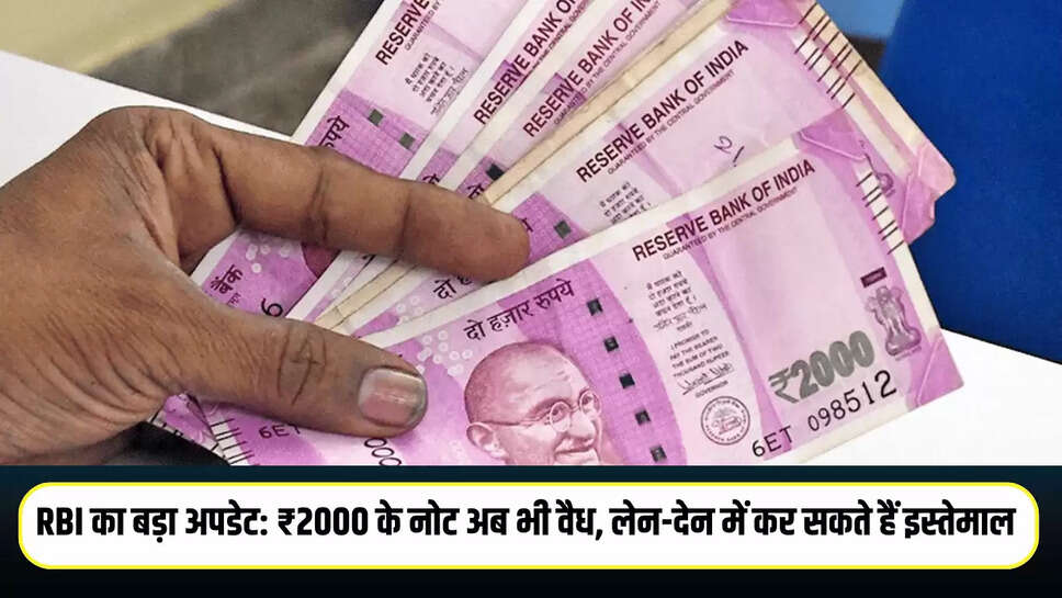 RBI Update on ₹2000 Notes
