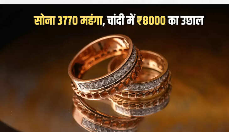 Gold Rate Today 14 december 2025 : अगर आज आप भी सोना चांदी खरीदने का मूढ़ बना रहे है। तो बता दे कि वीकली बेसिज पर कीमतों में जबरदस्त उछाल दर्ज किया गया है। सोना लगातार बढ़ता जा रहा है वहीँ चांदी कि कीमतें अपने पीक पर पहुंच गई। लगातार बढ़ोतरी के पीछे वेडिंग सीजन और डॉलर कि कीमतों का उलटफेर भी बताया जा रहा है।  सप्ताह भर में जबरदस्त उछाल  ताजा रिपोर्ट के अनुसार बता दे कि एक सप्ताह में 24 कैरेट गोल्ड 3770 रुपये मजबूत हुआ है। वहीं 22 कैरेट गोल्ड की कीमत 3450 रुपये बढ़ी है। 14 दिसंबर को राजधानी दिल्ली में 24 कैरेट गोल्ड का भाव 134070 रुपये प्रति 10 ग्राम पर है। आइए जानते हैं राजस्थान समेत देश के कुछ बड़े शहरों में गोल्ड रेट…  दिल्ली में आज सोने की कीमत 24K और 22K  बता दे कि दिल्ली में 24 कैरेट सोने की कीमत 134070 रुपये प्रति 10 ग्राम है। 22 कैरेट का भाव 122900 रुपये प्रति 10 ग्राम है।  मुंबई, चेन्नई और कोलकाता लेटेस्ट गोल्ड रेट  वर्तमान में मुंबई, चेन्नई और कोलकाता में 22 कैरेट सोने की कीमत 122750 रुपये प्रति 10 ग्राम, जबकि 24 कैरेट सोने की कीमत 133910 रुपये प्रति 10 ग्राम है।  पुणे और बेंगलुरु में आज गोल्ड का प्राइस  इन दोनों शहरों में 24 कैरेट गोल्ड की कीमत 133910 रुपये प्रति 10 ग्राम और 22 कैरेट गोल्ड की कीमत 122750 रुपये प्रति 10 ग्राम है।  शहर 22 कैरेट सोने का आज का भाव (₹) 24 कैरेट सोने का आज का भाव (₹) दिल्ली 122900 134070 मुंबई 122750 133910 अहमदाबाद 122800 133970 चेन्नई 122750 133910 कोलकाता 122750 133910 हैदराबाद 122750 133910 जयपुर 122900 134070 भोपाल 122800 133970 लखनऊ 122900 134070 चंडीगढ़ 122900 134070  चांदी की कीमत  सोने कि तरह चांदी कि कीमतों में लगातार बढ़ोतरी दर्ज कि जा रही है। एक सप्ताह में चांदी 8000 रुपये चढ़ी है। 14 दिसंबर को भाव 198000 रुपये प्रति किलोग्राम है। वि