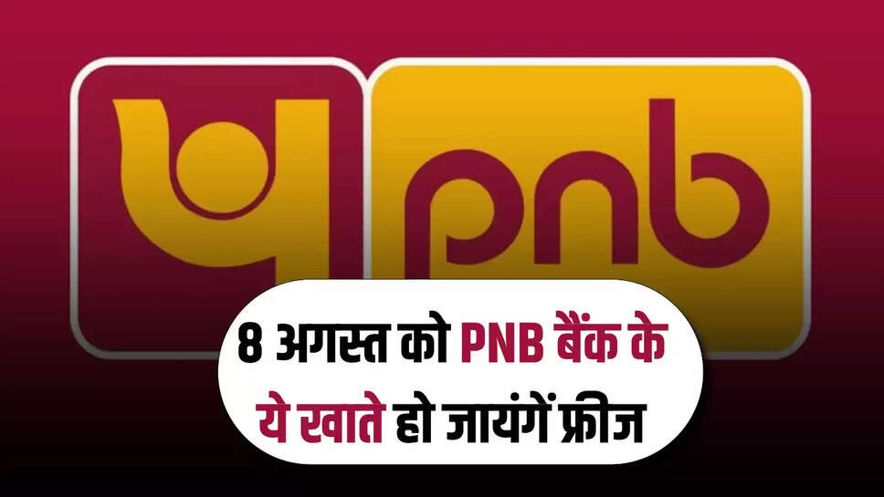 8 अगस्त को PNB बैंक के ये खाते हो जायंगें फ्रीज, जानिए वजह के साथ समाधान 