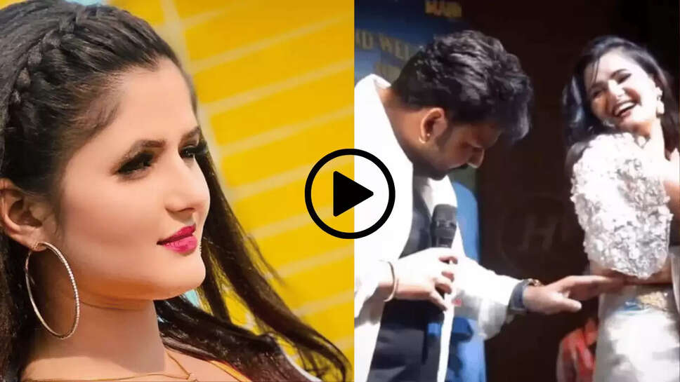 pawan singh, anjali raghav, bhojpuri star pawan singh, pawan singh video viral, anjali singh viral video, pawan singh lucknow show, pawan singh lucknow event, पवन सिंह,  अंजलि राघव,