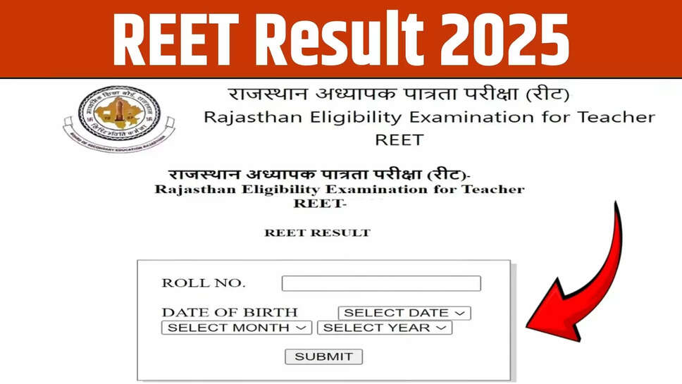 REET RESULT 2025