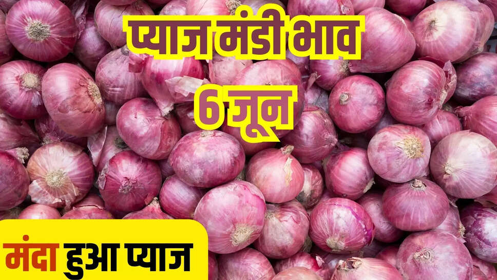 pyaj mandi bhav today 6 june