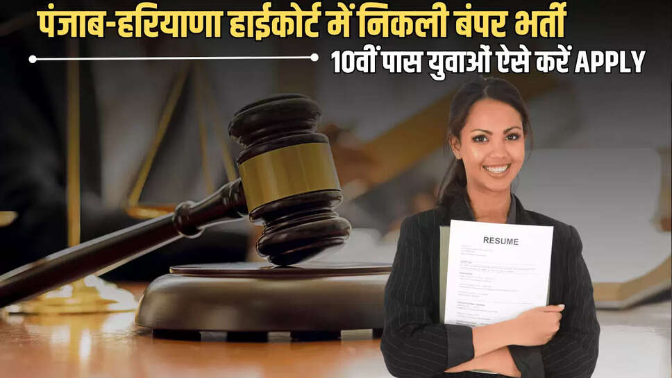 Recruitment in Punjab Haryana High Court, Punjab Haryana High Court job News, peon Job in Punjab Haryana High Court,