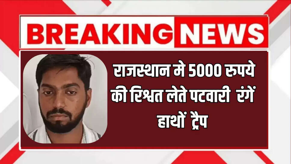 ACB Action,ACB Raid,ACB Raid in Dungarpur,Dungarpur Patwari Arrest,Rajasthan News