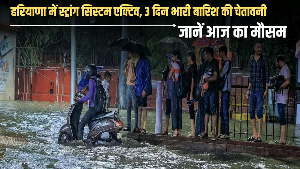 Haryana Weather UPDATE, Heavy rain in Haryana, red and yellow alert issue, Haryana Ka Mausam, Haryana Rain, Haryana Weather News, Haryana Ka Mausam Ka Haal,