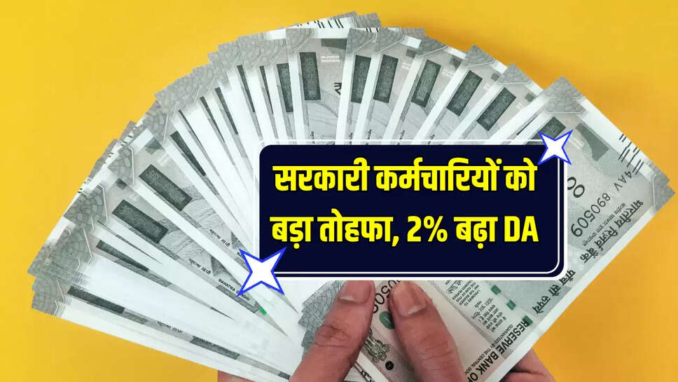7th Pay Commission: सरकारी कर्मचारियों को बड़ा तोहफा, 2% बढ़ा DA, अब 55% हुआ महंगाई भत्ता; इसी महीने मिलेगा एरियर
