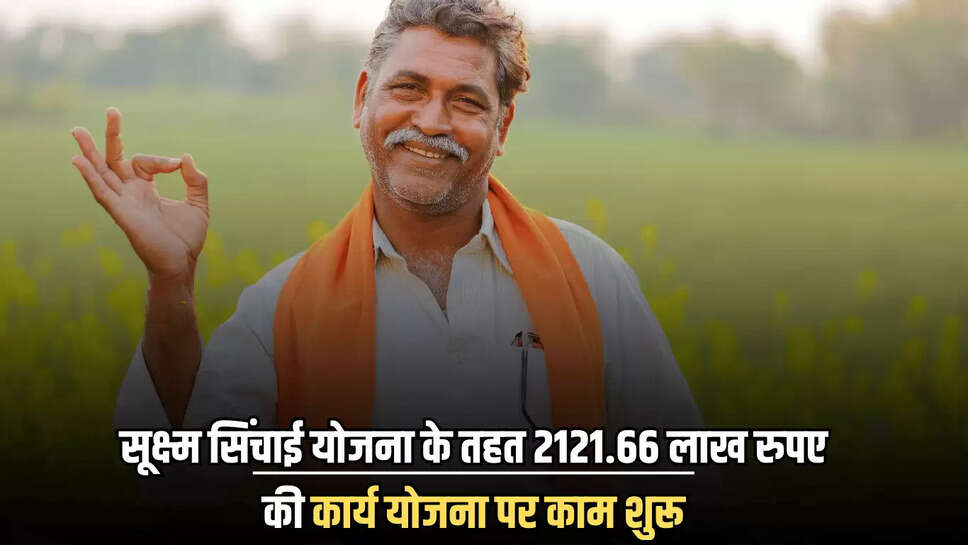बीकानेर में सूक्ष्म सिंचाई योजना के तहत 2121.66 लाख रुपए की कार्य योजना पर काम शुरू, किसानों को मिलेगा लाभ 