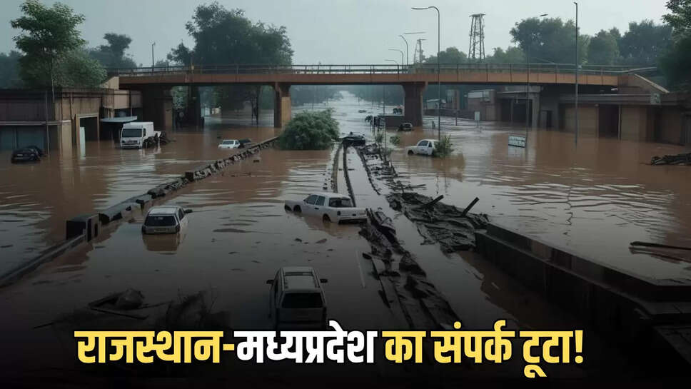 Rain in Rajasthan,Kota,Bundi,Rajasthan-Madhya Pradesh Connectivity Lost Due to Rain,Navanera Abra Dam,Kota Barrage,Kota Rain,Bundi Rain,MP Rains,Parvati River,Chambal River,Rajasthan Rain News,IMD Rain Alert in Rajasthan Today,Rajasthan Weather Today,Rajasthan Weather Update,