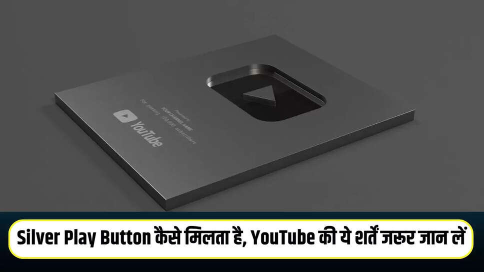 Silver Play Button