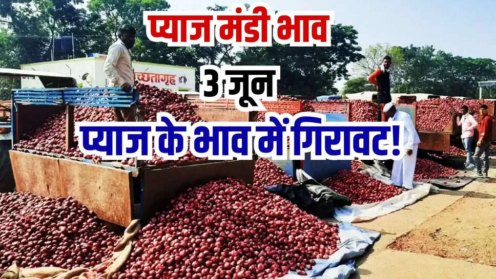 pyaj mandi bhav 3 june