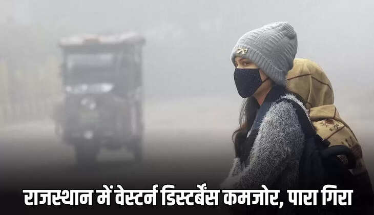 Rajasthan Ka Mousam : राजस्थान में वेस्टर्न डिस्टर्बेंस कमजोर, पारा गिरा; जानें करवाचौथ तक कैसा रहेगा मौसम