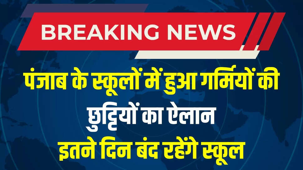 Punjab Summer School Holidays 2025