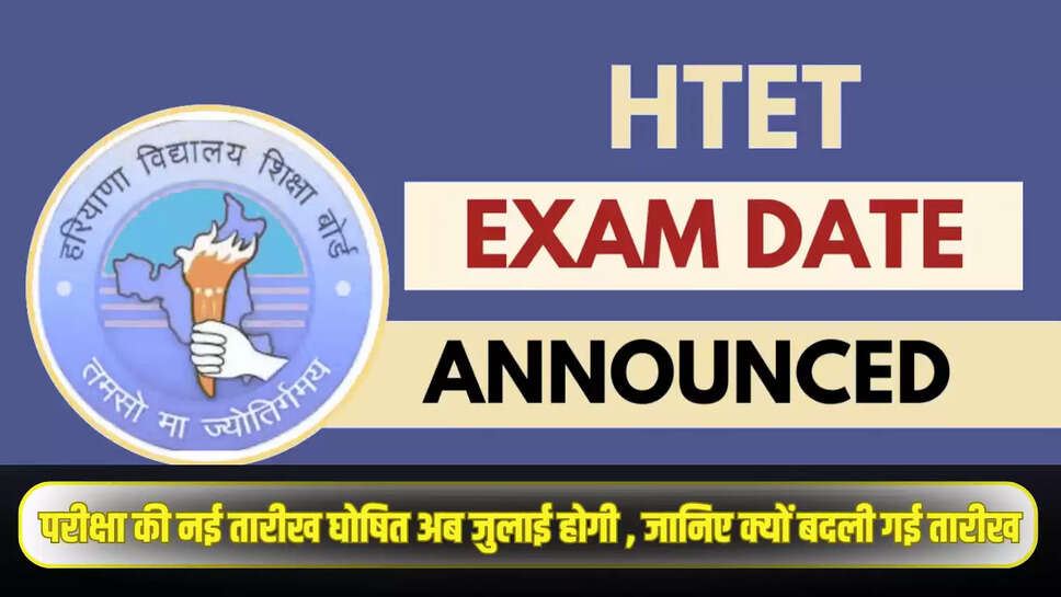 HTET Exam Date 2025
