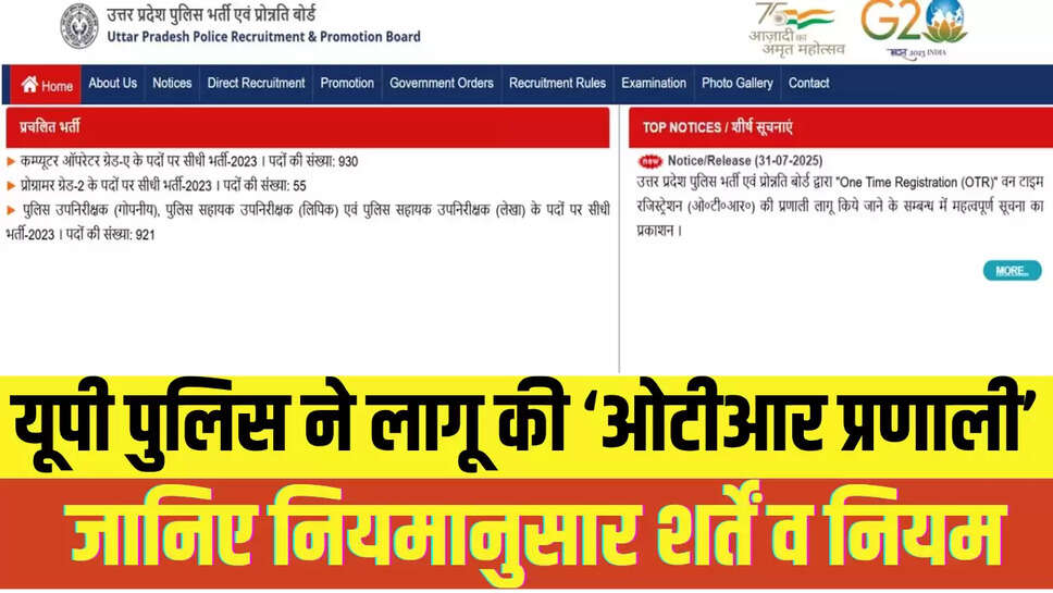 UP Police Bharti 2025