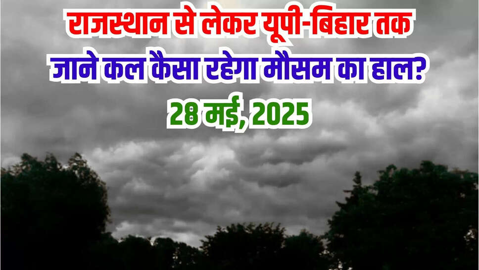 kal ka mausam 28 may