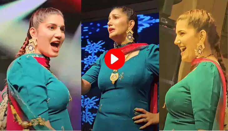 हिंदी गाने पर Sapna Choudhary ने माधुरी दीक्षित को कर दिया फ़ैल, एक एक ठुमके पर घायल हुए हजारों लोग