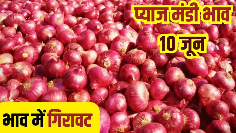 pyaj mandi bhav today 10 june