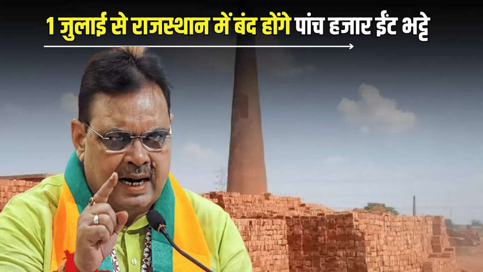 1 January,1 July,30 June,bhilwara,brick kiln closure,Deepak Dhanetwal,new rule,NGT,Rajasthan