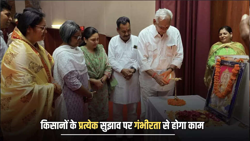 किसानों के प्रत्येक सुझाव पर गंभीरता से होगा काम,  श्री सीआर चौधरी, अध्यक्ष-राज्य किसान आयोग